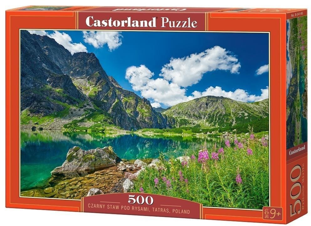 Puzzle 500 Czarny Staw pod Rysami Tatras CASTOR