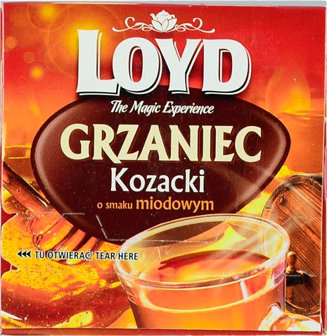 Loyd Herbata Grzaniec Kozacki o smaku miodowym 10 torebek