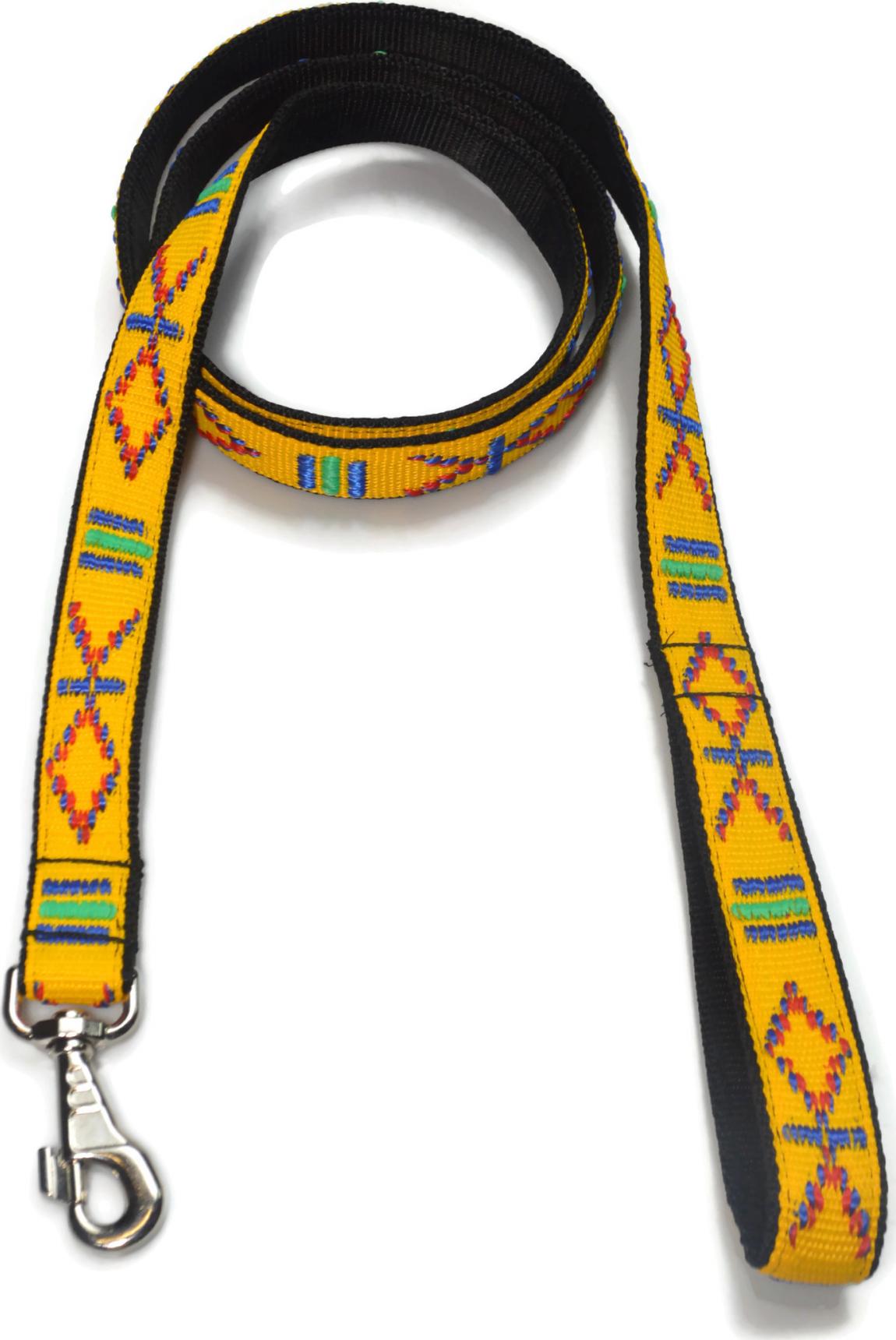 Alizoo Podwójna smycz dla psa indiańska 30mm/130cm - ALIZOO