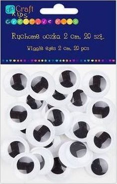 Dalprint Ruchome oczka DPCRAFT 2cm 20szt. Dalprint