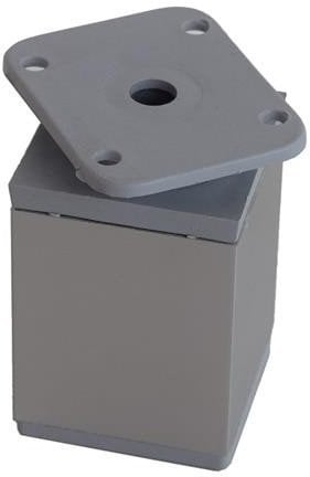 ADJUSTABLE LEG 40X40X6080 MM GREY