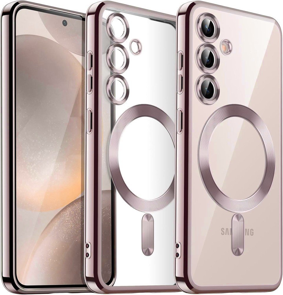 Etui Supero do Samsung Galaxy A56 5G, przezroczysto-różowe