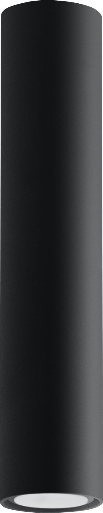 Lampa sufitowa Lumes Nowoczesny plafon tuba E808-Lagor - czarny