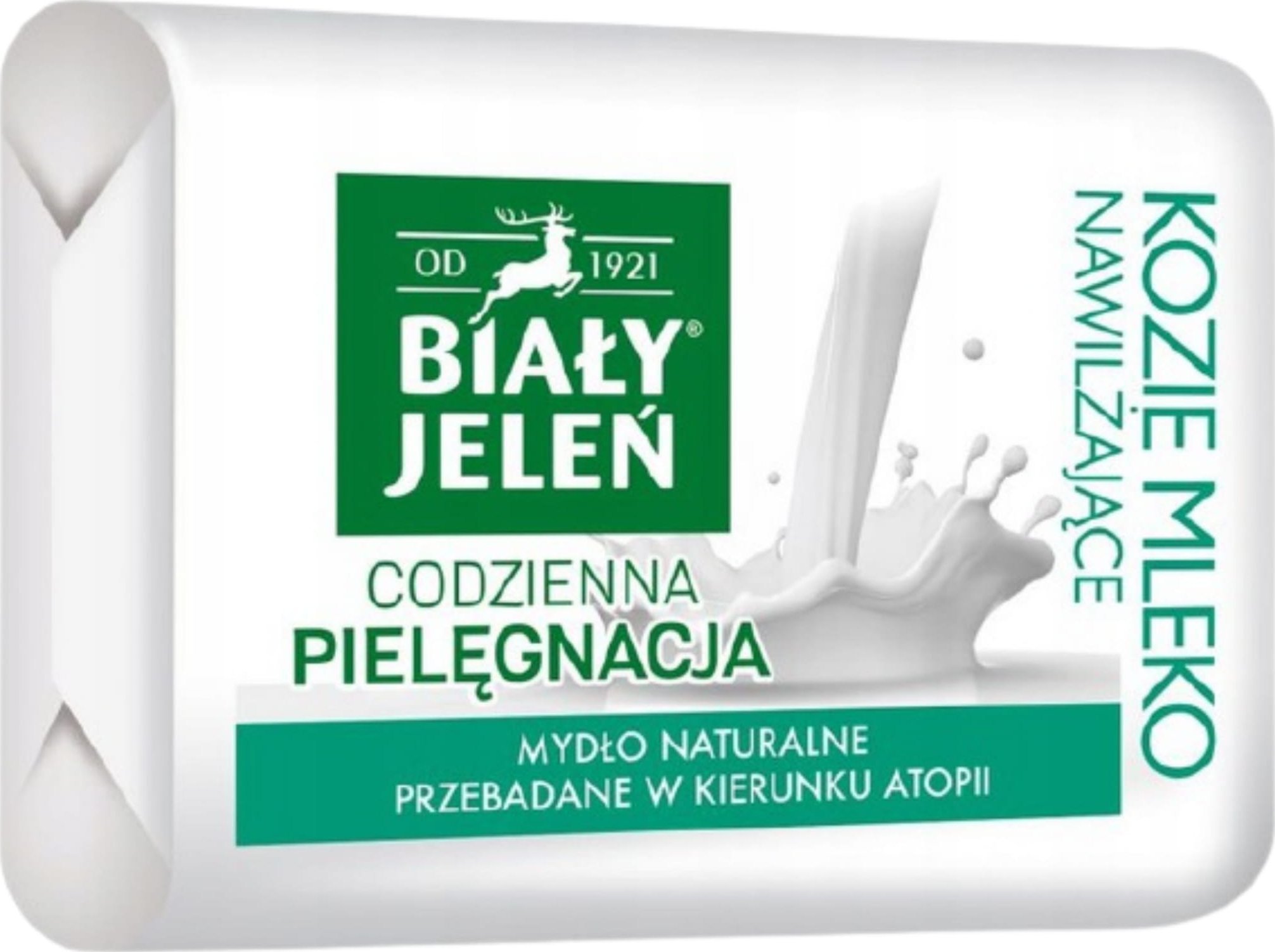 Biały Jeleń Mydło hipoalergiczne premium z Kozim mlekiem 100g