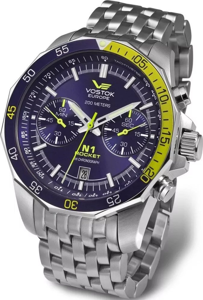 Zegarek Vostok Europe Zegarek Vostok Europe Rocket N-1 Chrono 6S21-2255253B