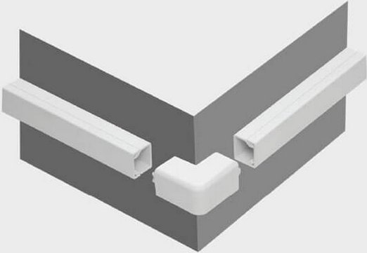 STASIŃSKI Osprzęt do listew elektroinstalacyjnych, narożnik zewnętrzny BIAŁY NZ 35x18 (1szt.)