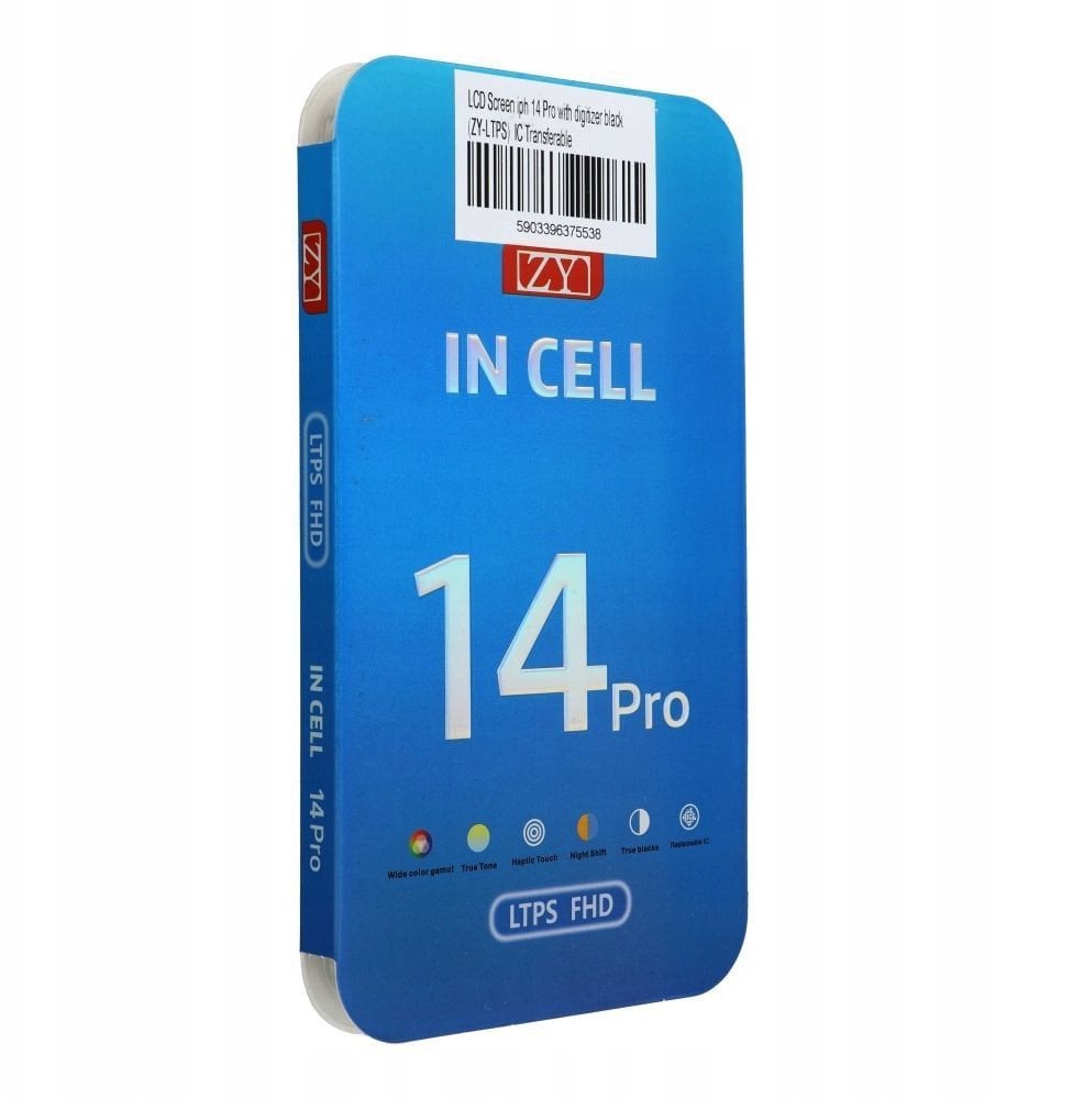 Wyświetlacz do iPhone 14 Pro z ekranem dotykowym czarnym (ZY-LTPS) IC Transferable