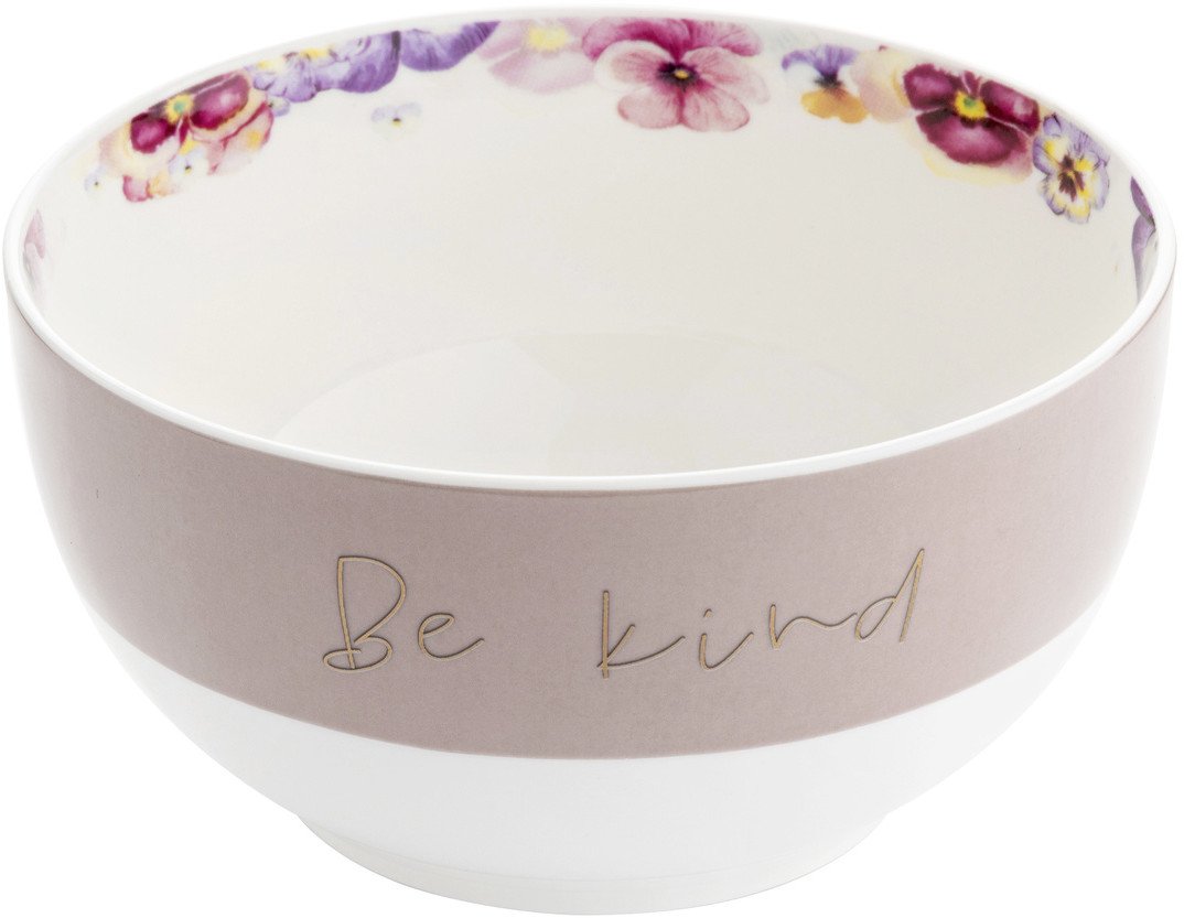 Salaterka Florina Bratki różowa 13 cm