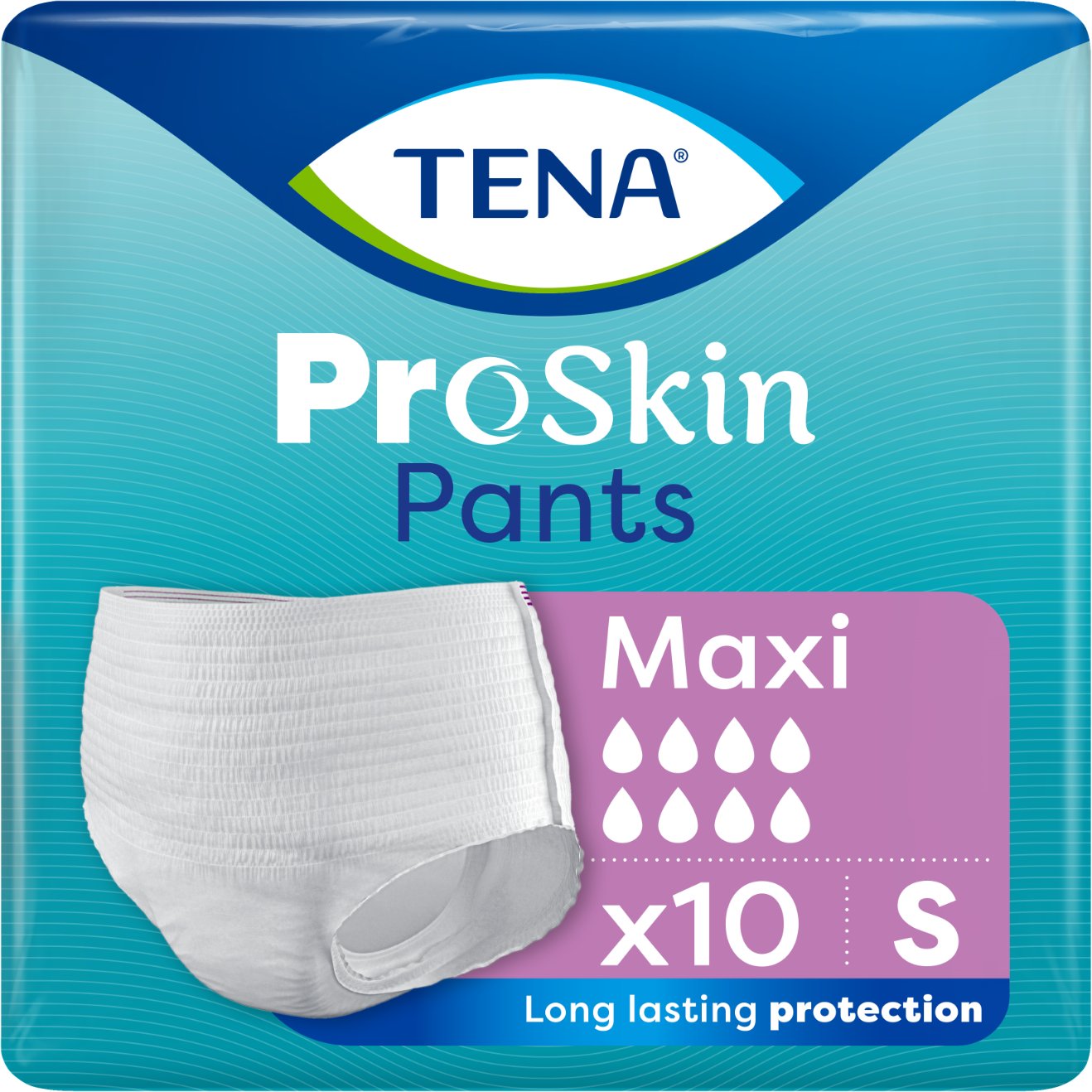 Tena Pants ProSkin Majtki chłonne maxi S, 10 sztuk