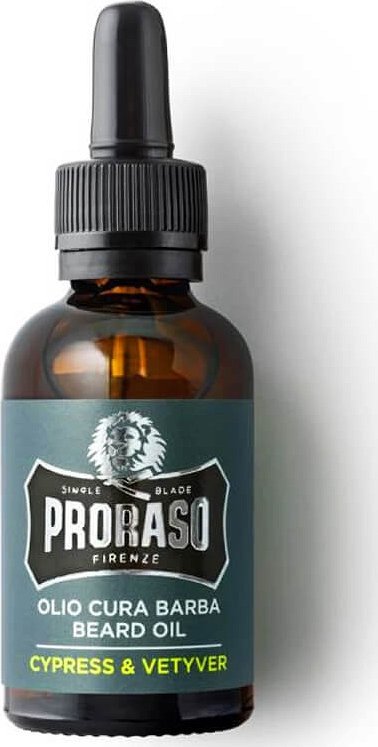 Macadamia Olejek Proraso Cypress & Vetyver do pielęgnacji brody 30 ml