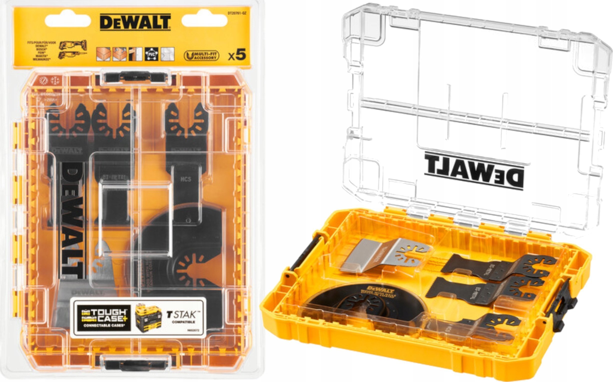 Dewalt Brzeszczoty do drewna, metalu, pcv 5szt (DT20761-QZ)