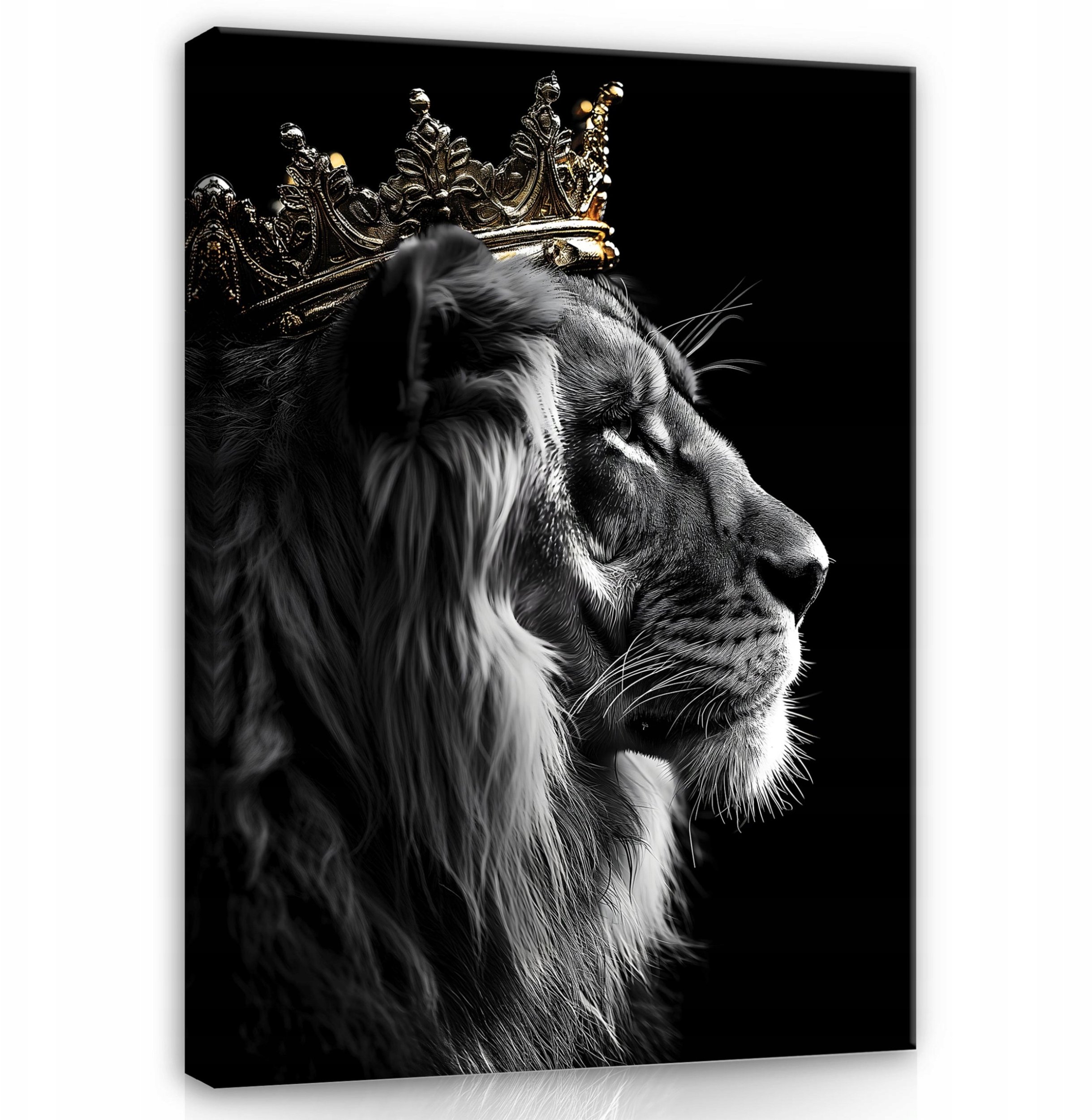 OBRAZ NA PŁÓTNIE ŚCIANĘ KRÓL LEW MOTYWACYJNY DO SYPIALNI SALONU 60x40