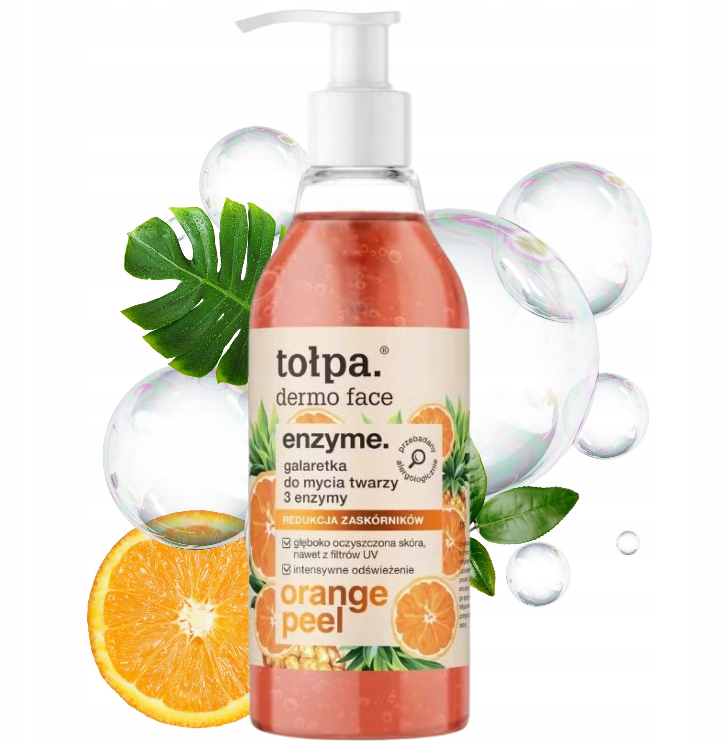 TOŁPA Dermo Face Enzyme Żel - galaretka do mycia twarzy 195 ml