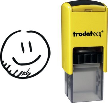 Trodat trodat Motivstempel Printy Zitronen gelb "Smiley" 4922
