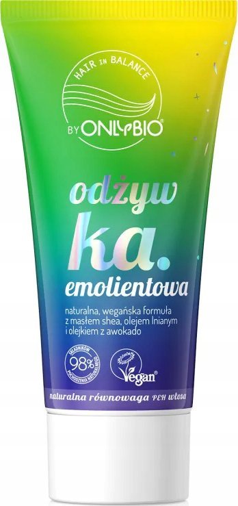 Only Bio OnlyBio, Hair Balance Emollient, Shea Butter, Hair Conditioner, Anti-Frizz, 50 ml For Women