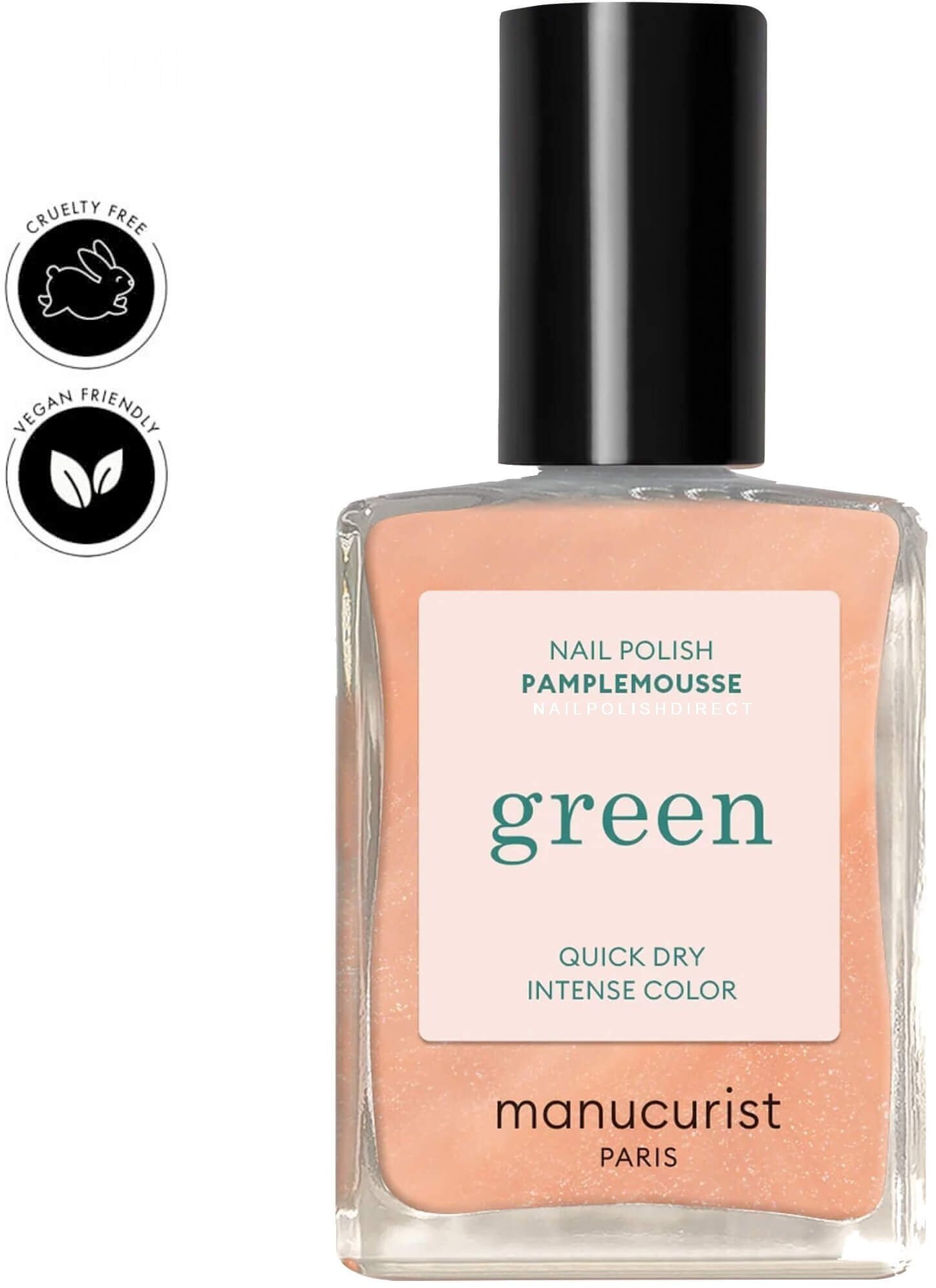 MANUCURIST_Green Nail Polish lakier do paznokci Pamplemousse 15ml