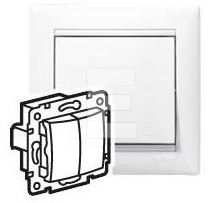 Legrand VALENA Przycisk przełączny podwójny biały (774218)