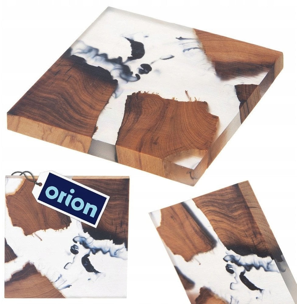 Podstawka pod kubek drewniana RIVER 8x8 cm