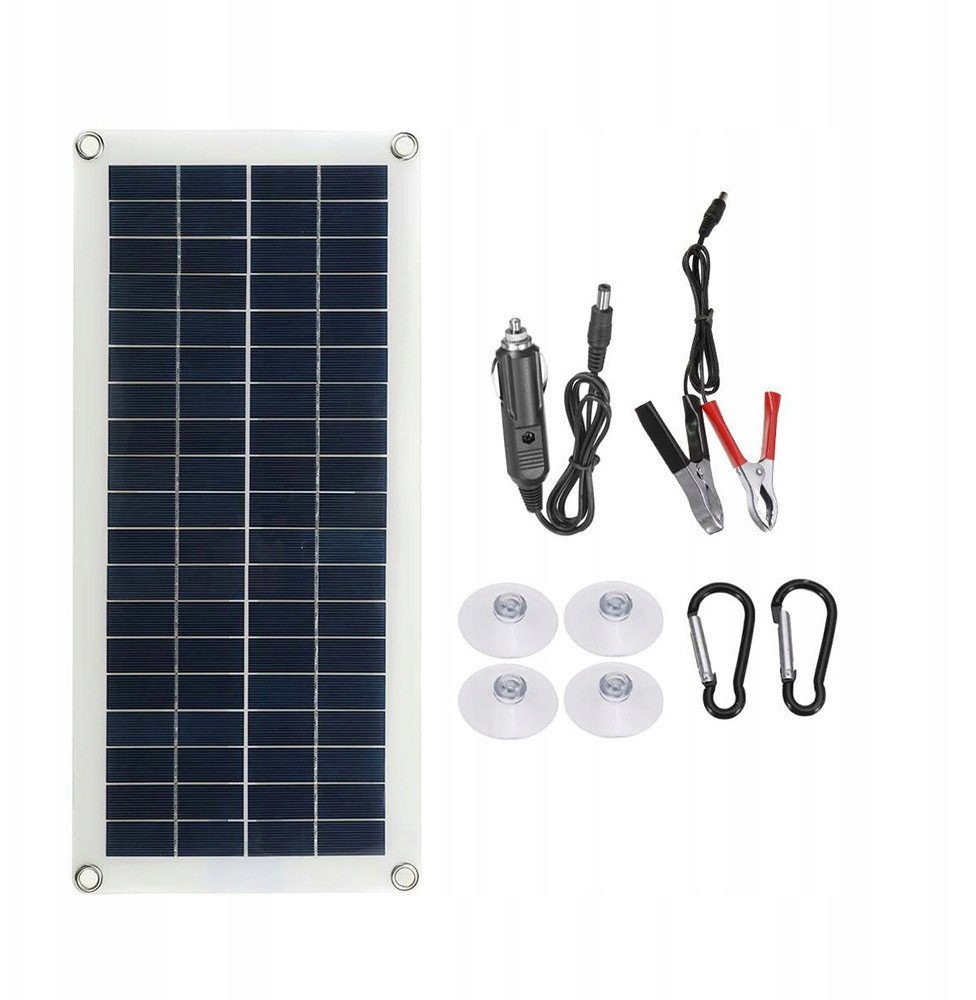 PANEL SOLARNY Fotowoltaika USB 20W Uniwersalny XL