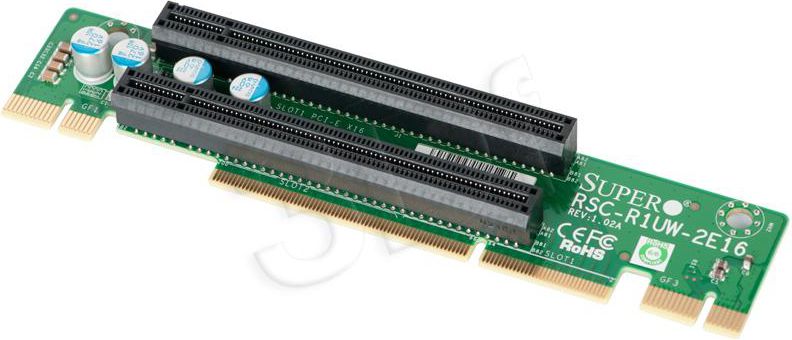 SuperMicro Karta Riser 1U 2x PCIe x16 (RSC-R1UW-2E16)