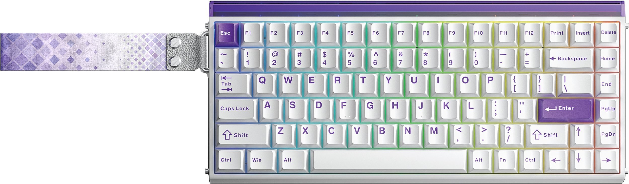 Klawiatura Aula Hero 84 HE BlackKing Switch (AUH84-WP-BL)