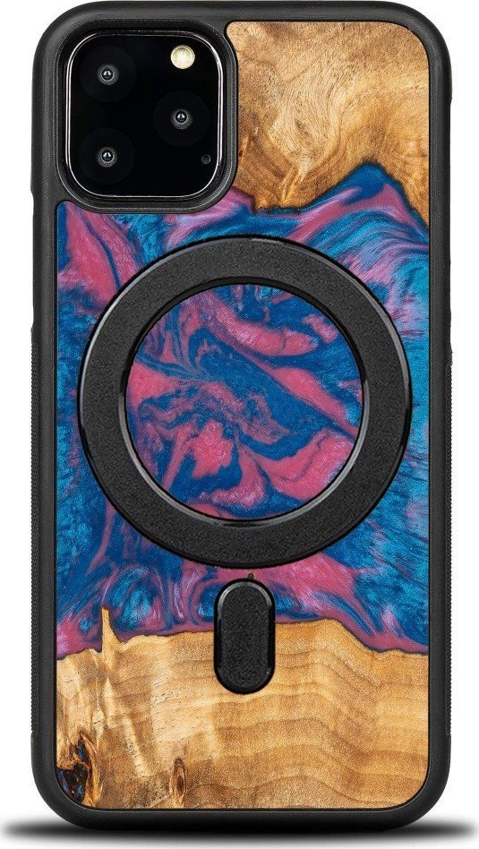 BeWood Etui Bewood Unique na iPhone 11 Pro - Neons - Vegas z MagSafe