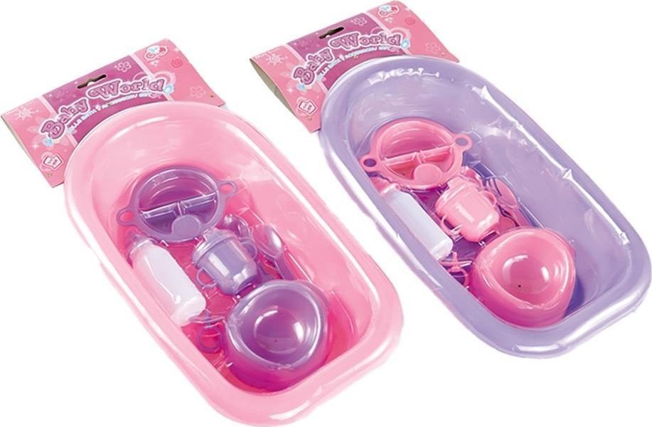 Wanienka dla lalek z akcesoriami