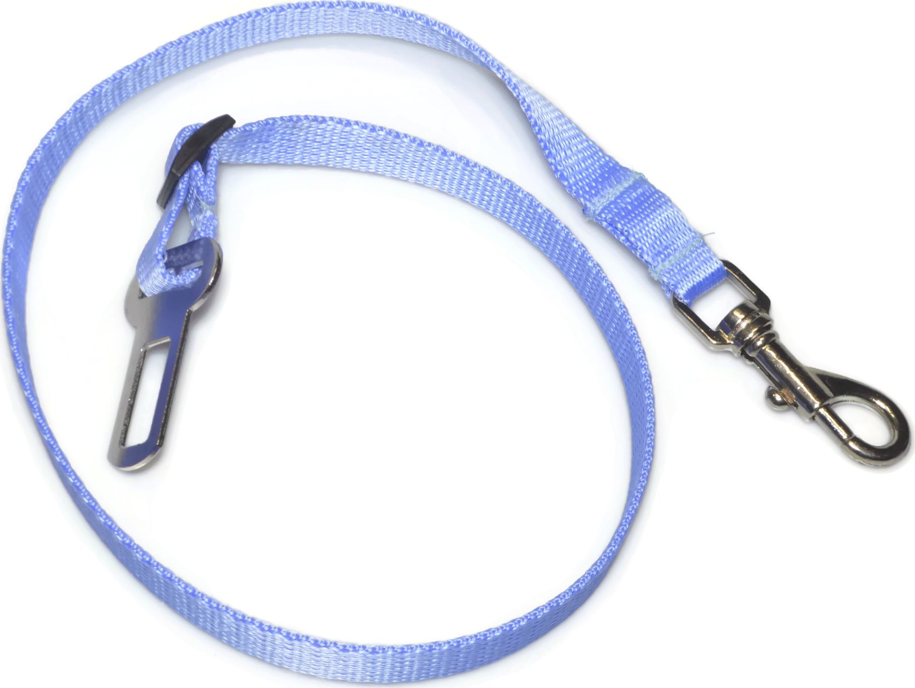 Alizoo Zapięcie samochodowe dla psa 16mm błekitne