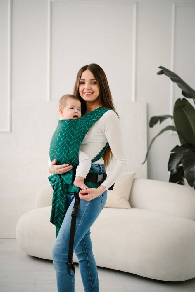 Nosidełko Kavka Handy Pro: Elf Braid (Cotton/Tencel) Regulowane