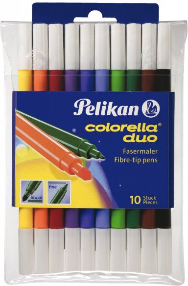 Pelikan Flamastry dwustronne Colorella DUO 10 szt. (973172)