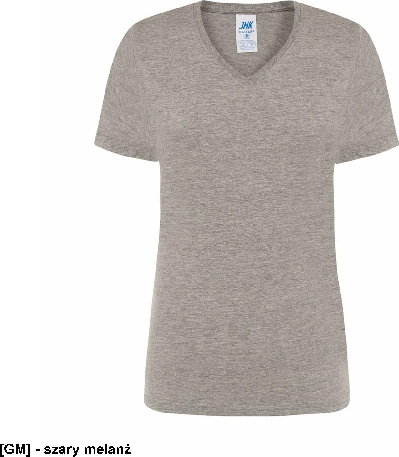JHK TSRLCMFP - Bluzka z krótkim rękawem - szary melanż S