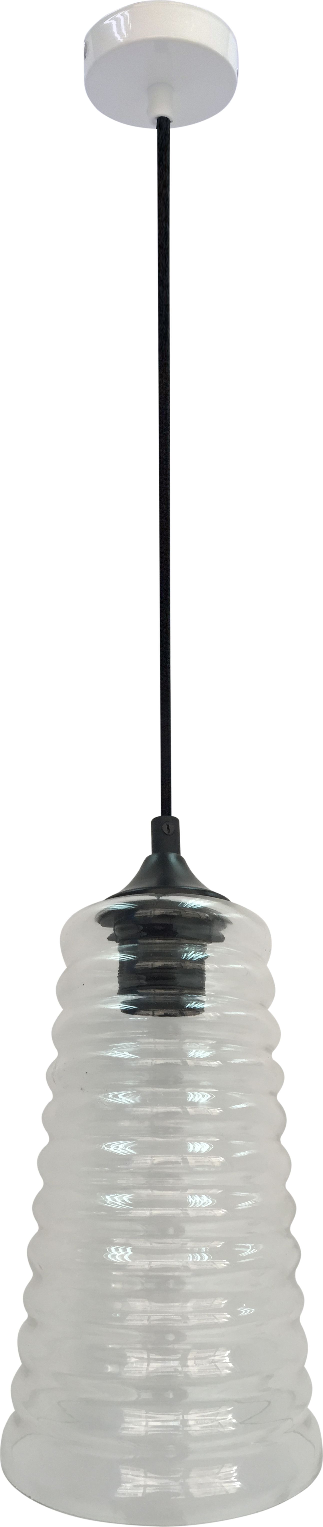 Lampa wisząca Candellux MANILA industrial transparentny (31-51240)