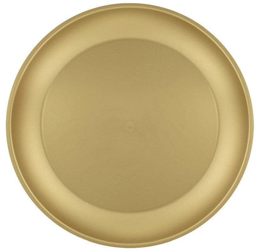 Talerz wielokrotnego użytku złoty 21cm