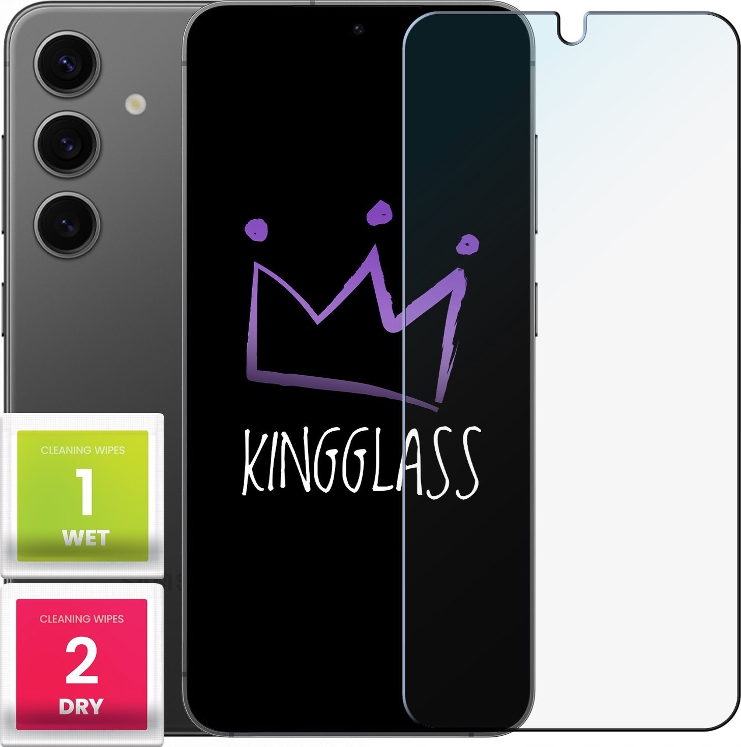 Hello Case Szkło Hartowane do Samsung Galaxy S24 Plus (szybka 9H, płaskie 2.5D)