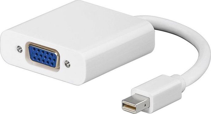 Adapter AV MicroConnect DisplayPort Mini - D-Sub (VGA) biały (MDPVGA)