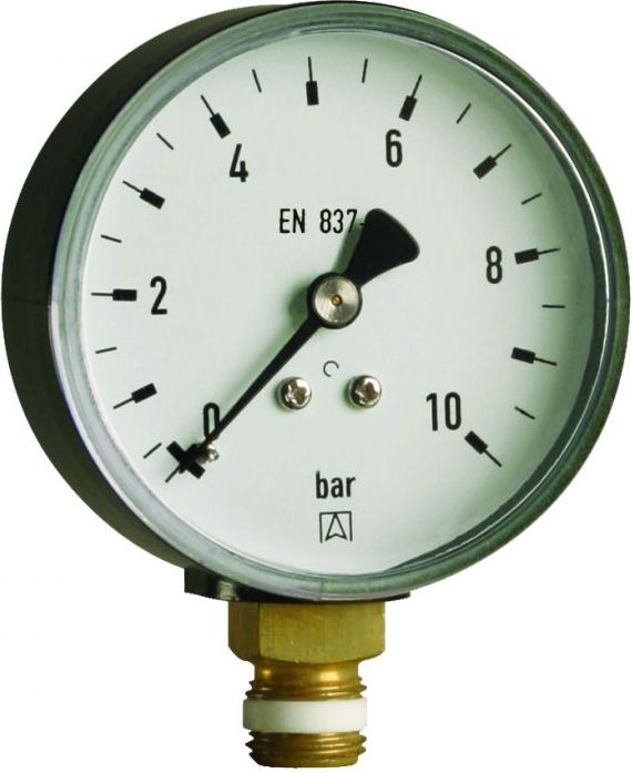 Afriso Manometr grzewczy RF 100 RAD 100mm 0 - 16bar 1/2" (63615)