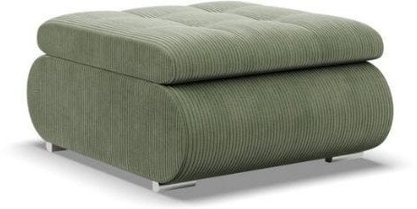 Pufa otwierana, schowek, Bosco, sztruks, 70x88x42 cm, oliwkowy