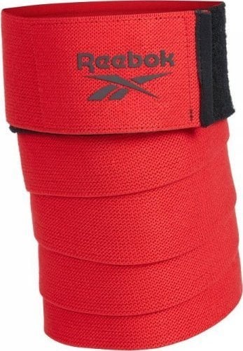 Reebok REEBOK TAŚMY WZMACNIAJĄCE KOLANA CZERWONE RAAC-16060RD