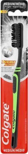 Colgate-Palmolive Colgate Duble Action Charcoal Medium Szczoteczka do Zębów