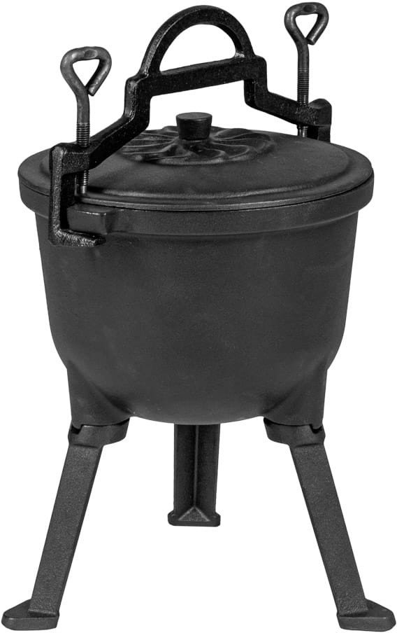 KOCIOŁEK ŻELIWNY EMALIOWANY 15L CZARNY