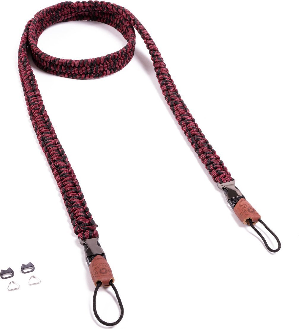 Genius C-ROPE Kameragurt Traveler aus Paracord 140cm Red Dots retail