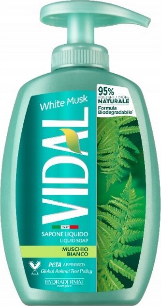 Vidal Mydło w płynie Białe Piżmo 300 ml