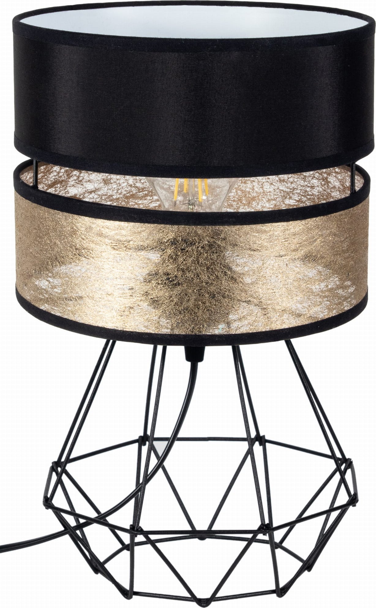 Lampa stołowa Solar Nowoczesna lampka stołowa Jula Diament