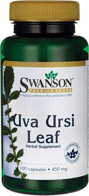 Swanson Swanson - Uva Ursi (Mącznica Lekarska), 450mg, 100 kapsułek
