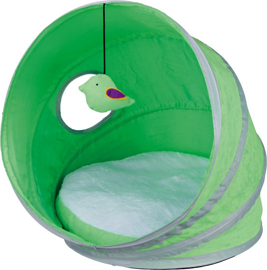 Trixie Legowisko zamknięte Neva - Zielono-białe 38 × 40 cm