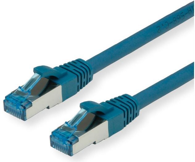 Value Patchcord S/FTP, Cat6a, 3m, niebieski (21.99.1953)