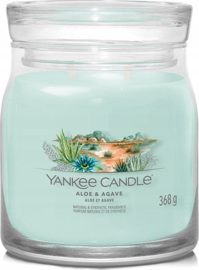 Yankee Candle Yankee Candle Signature Aloe & Agave Świeca Średnia 368g