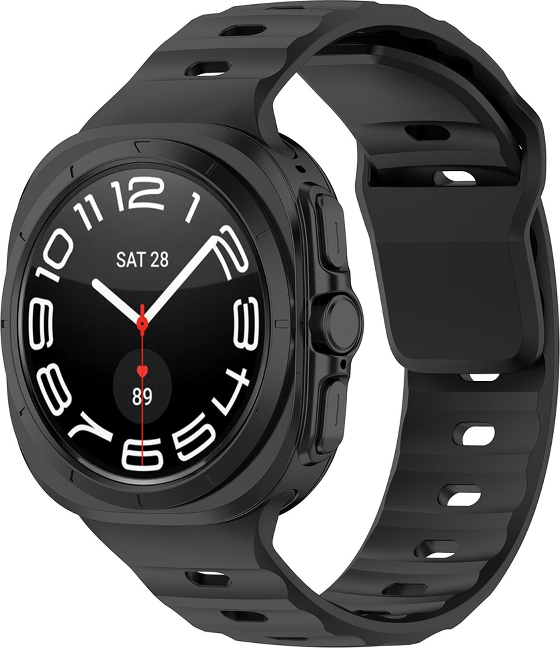 4kom.pl Opaska do smartwatcha Pasek na zegarek do Samsung Galaxy Watch Ultra 47mm Czarny
