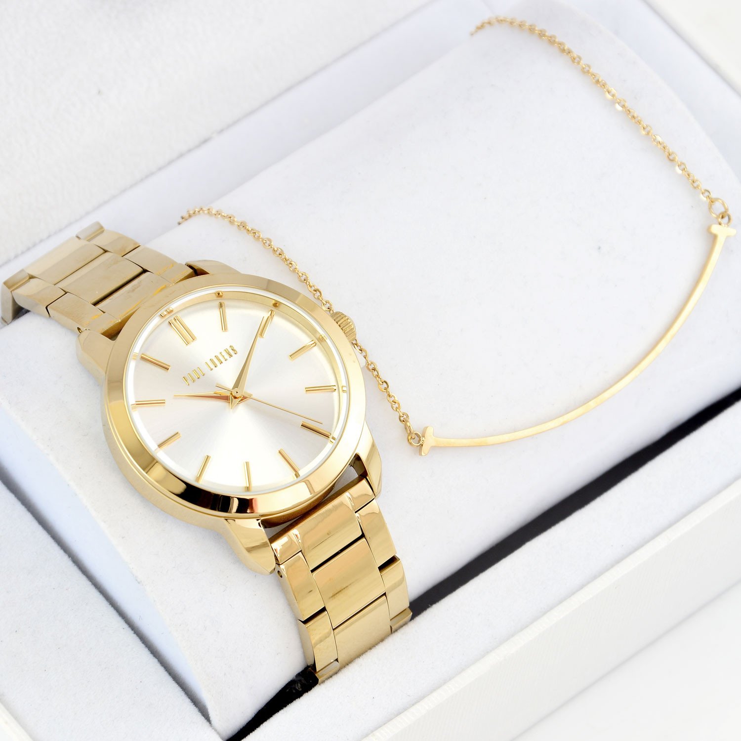 Zegarek damski Paul Lorens STIVA 10659B-3D1 + naszyjnik Pierre Ricaud