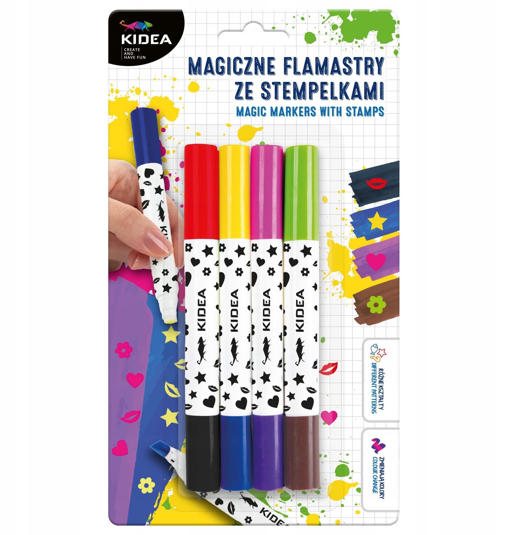 PISAKI STEMPELKI 2STR 8KOL MAGIC KIDEA DERF B/C